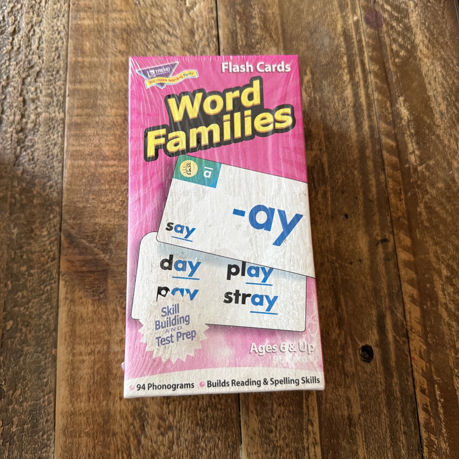 TREND Enterprises Word Families Flash Cards T-53014