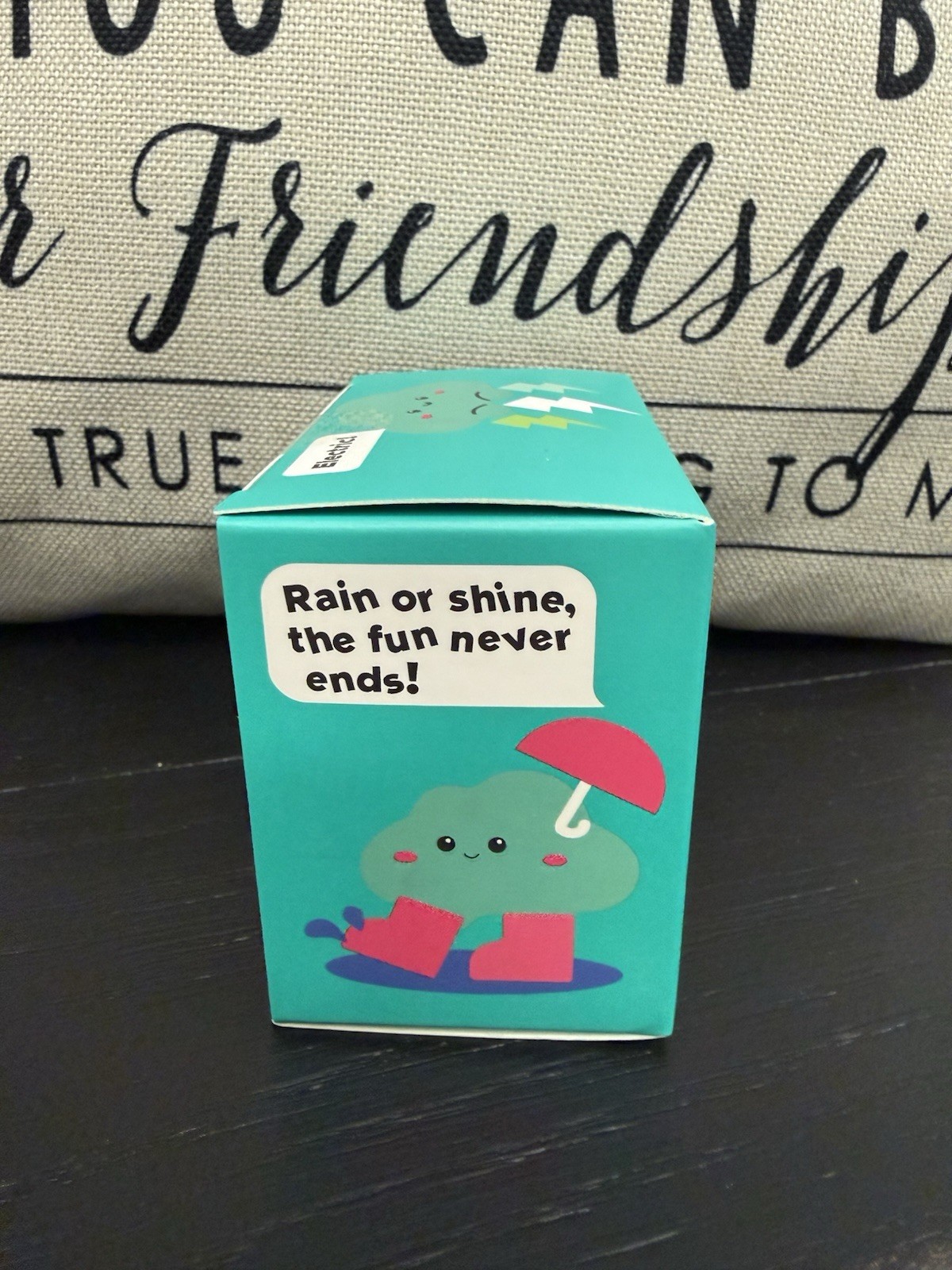 NEW J’Adore Glitter Cloud Super Duper Squishy Tactile Squeeze Toy TEAL
