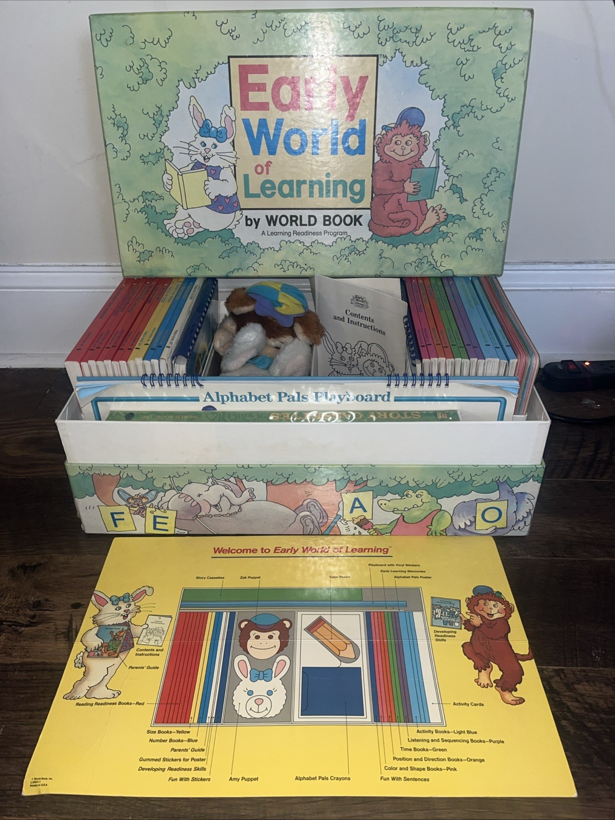 Homeschool Early World Of Learning Book Preschool Program Box Set. Please Read