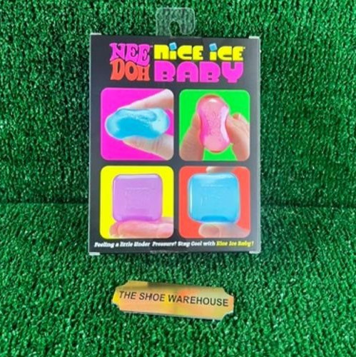 NeeDoh Nice Ice Baby 4 pack Set Four Nee Doh Mini Nice Cube Pink Blue Purple NEW