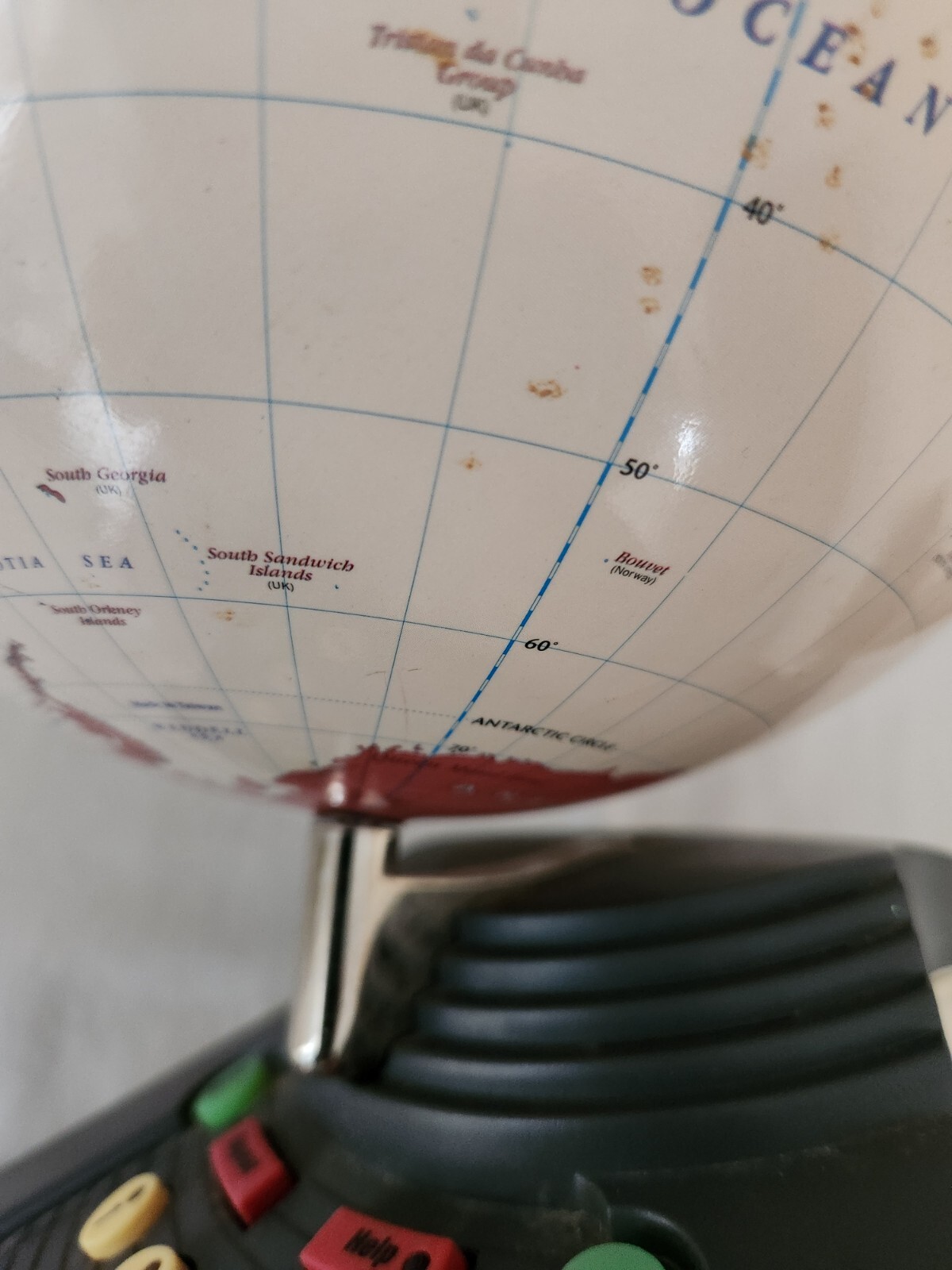 Geosafari World ExploraToy Talking Globe Geography Trivia Game Parts Repair