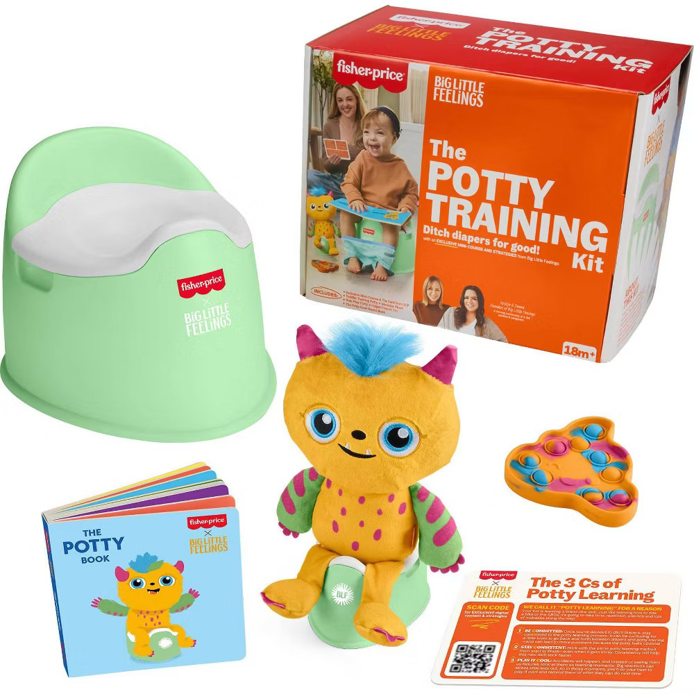 6pc Fisher-Price Big Little Feelings – The Potty Training Kit Set of