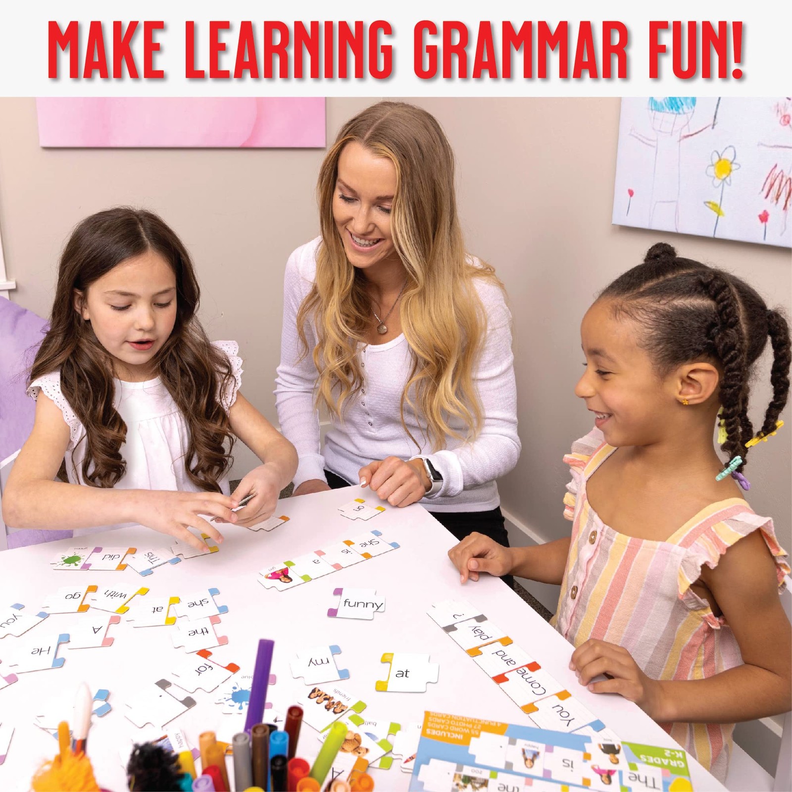 Sentence Building for Kids, Learning Game Grammar Reading & Speech Therapy Ma…