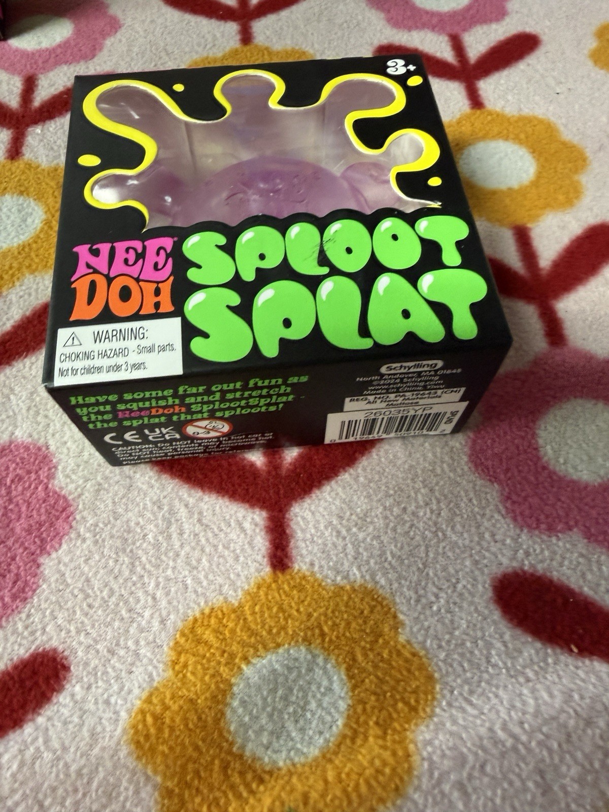 Purple NeeDoh 💜 SPLOOT SPLAT Nee Doh Splatter Fidget Squishy 🚚Free Delivery