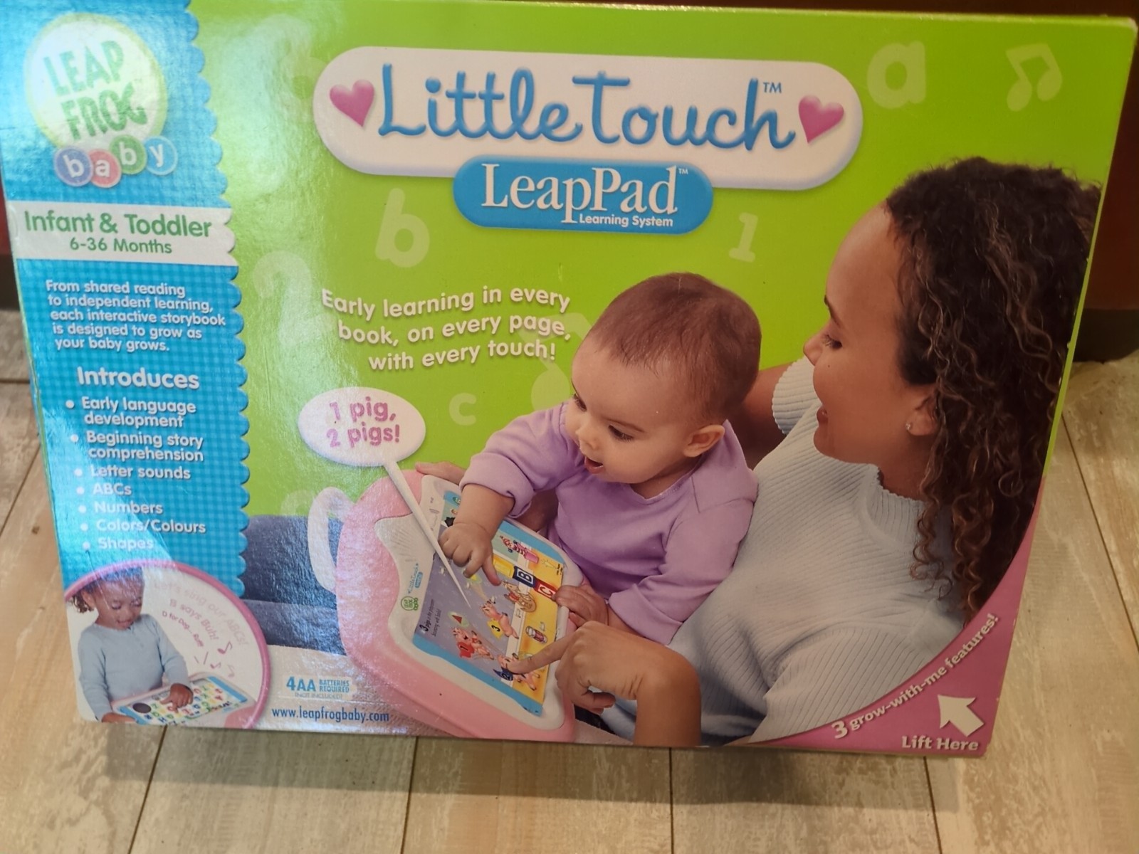 LeapFrog Little Touch LeapPad Learning System Pink 6-36 months Brand New Sealed