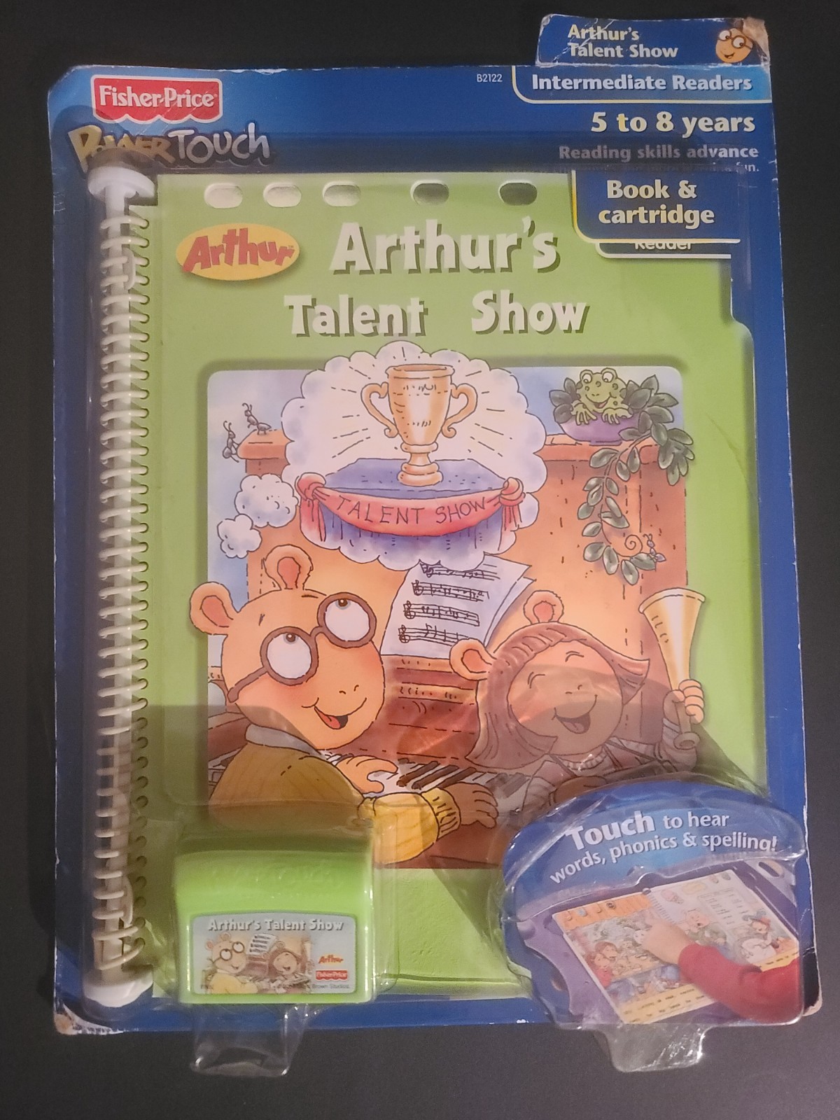 FACTORY SEALED Fisher Price “Arthur’s Talent Show” POWER TOUCH Book & Cartridge