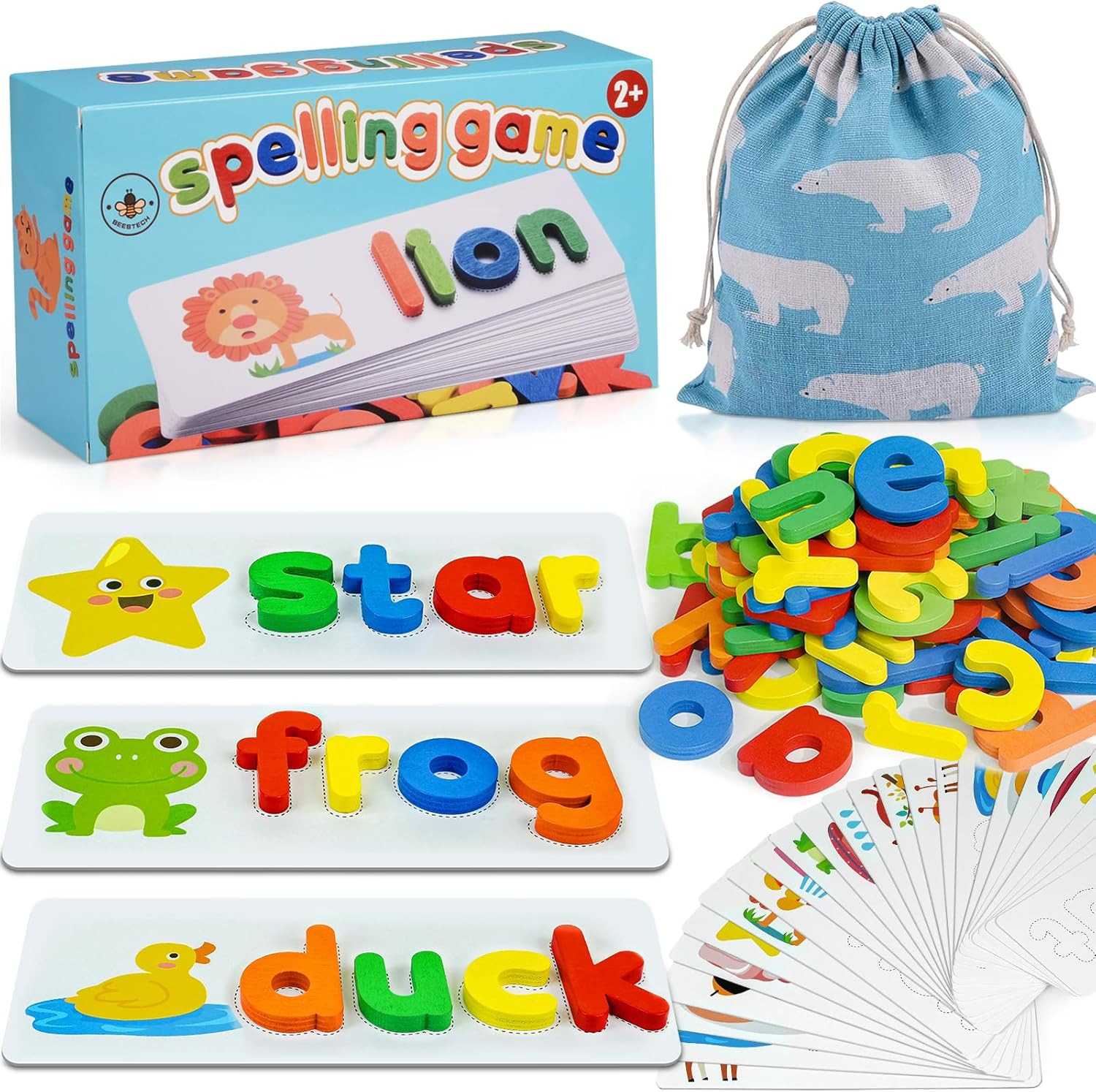 Spelling and Letter Matching Games for Educational Development in Toddlers