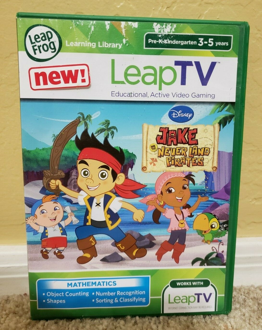LeapFrog LeapTV Disney Jake and the Never Land Pirates  – Very Good Condition
