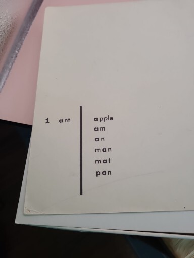 Vtg 1968 Sound-Symbol Cards For Programmed Reading, 29 Cards, 11 X 8.5 In, Great