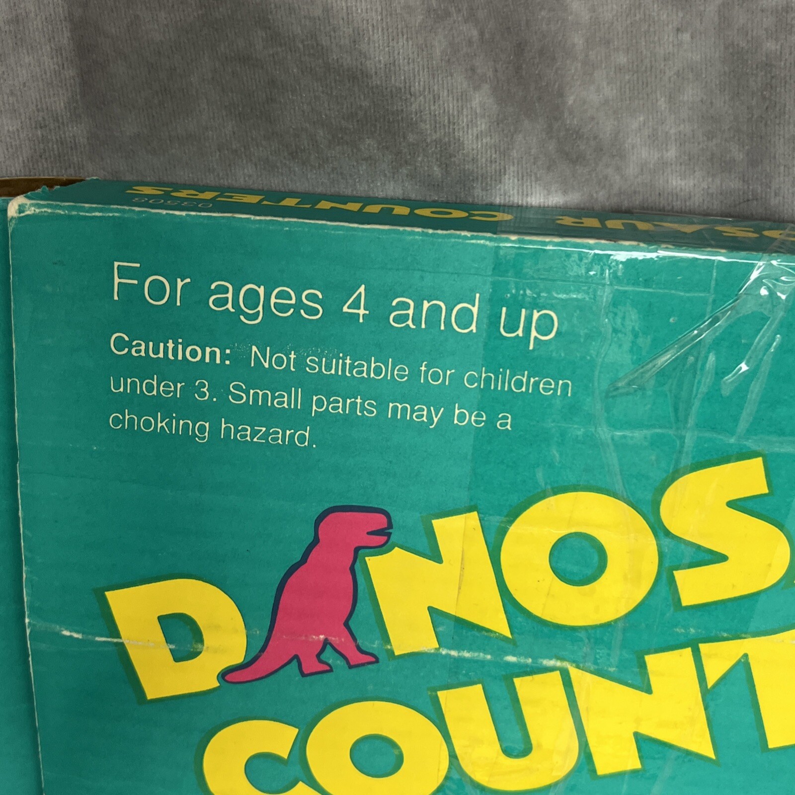 Macmillan Early Skills Dinosaur Counters Manipulative Ages 4 & Up Vtg B14
