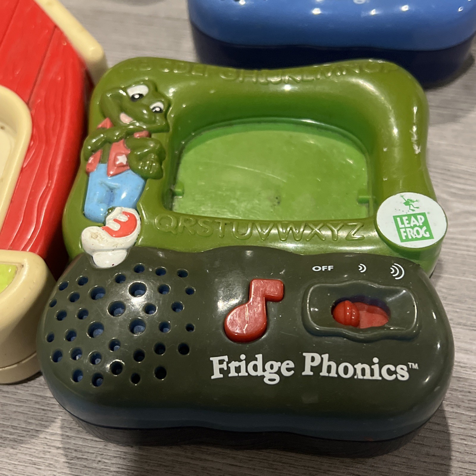 Lot Of Farm Leap Frog Fridge Phonics Magnetic Alphabet Base Unit UNTESTED AS-IS