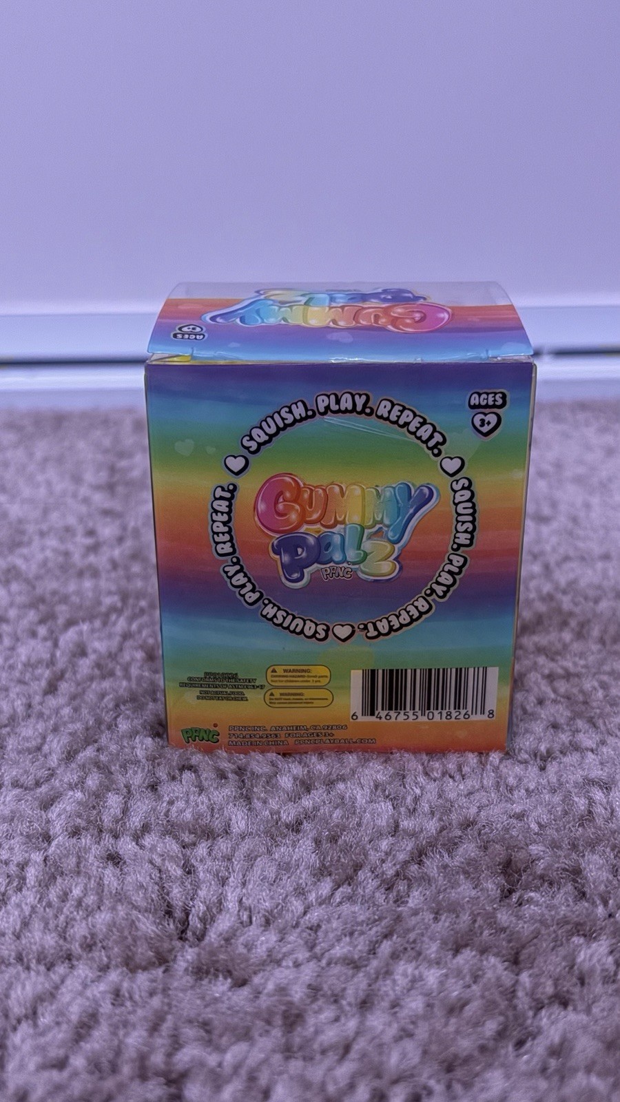 Gummy Palz Yellow Tactile Squeeze Toy Ages 3+ 3-4 Years 4-7
