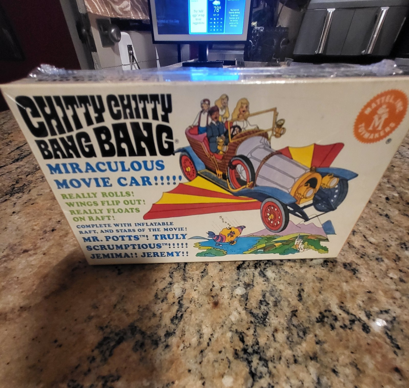1968 Mattel chili chili bang bang car Complete sealed HTF