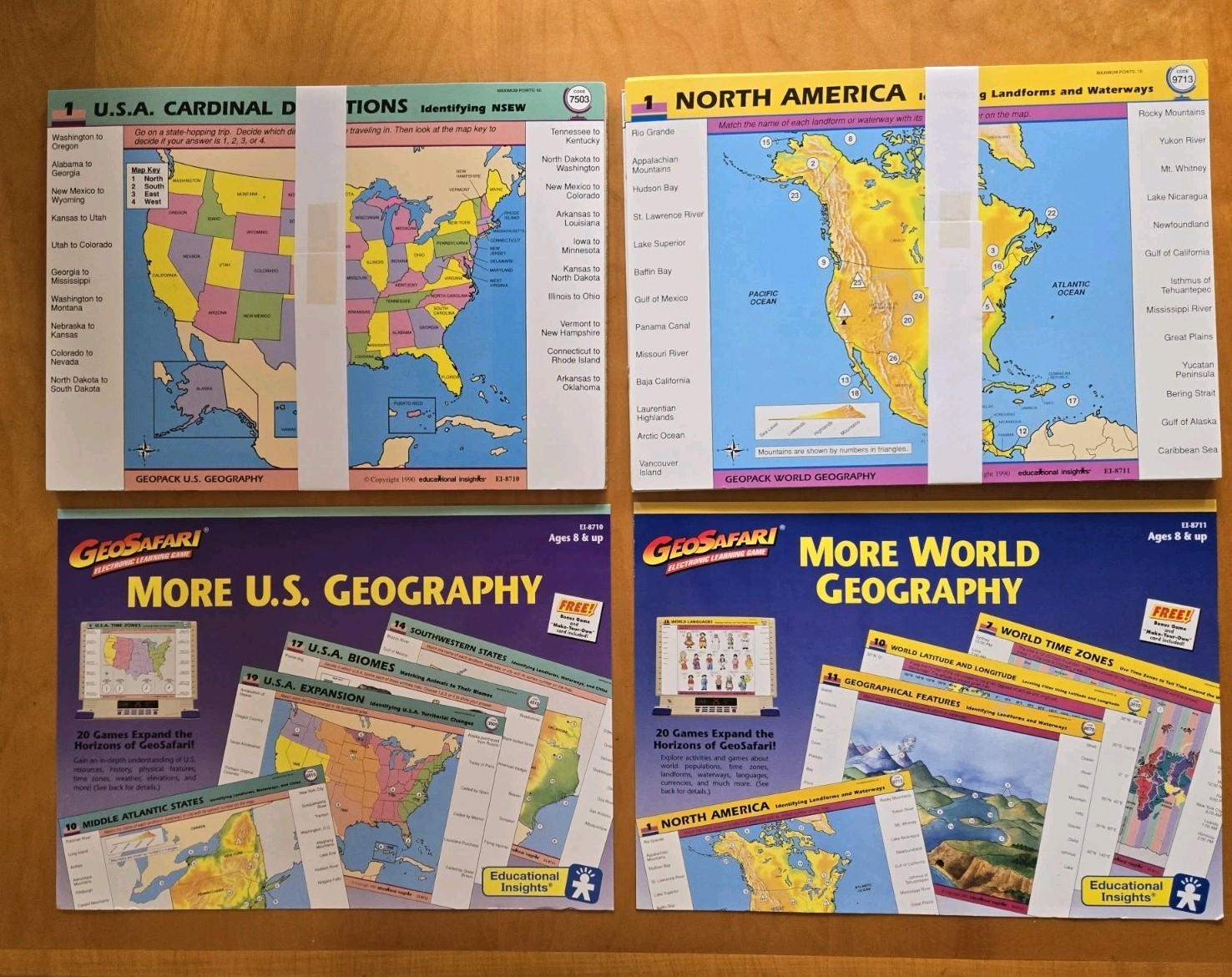 GeoSafari Electronic Learning More World Geography & More US EI-8711 & EI 8710