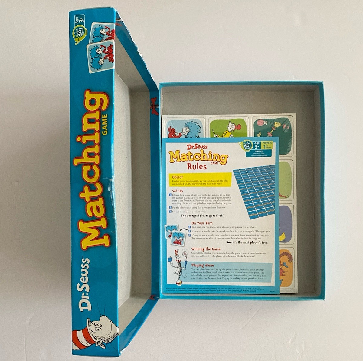 Dr. Seuss Picture Matching Game ~ Preschool Ages 3+ Early Learning ~ NEW IN BOX!