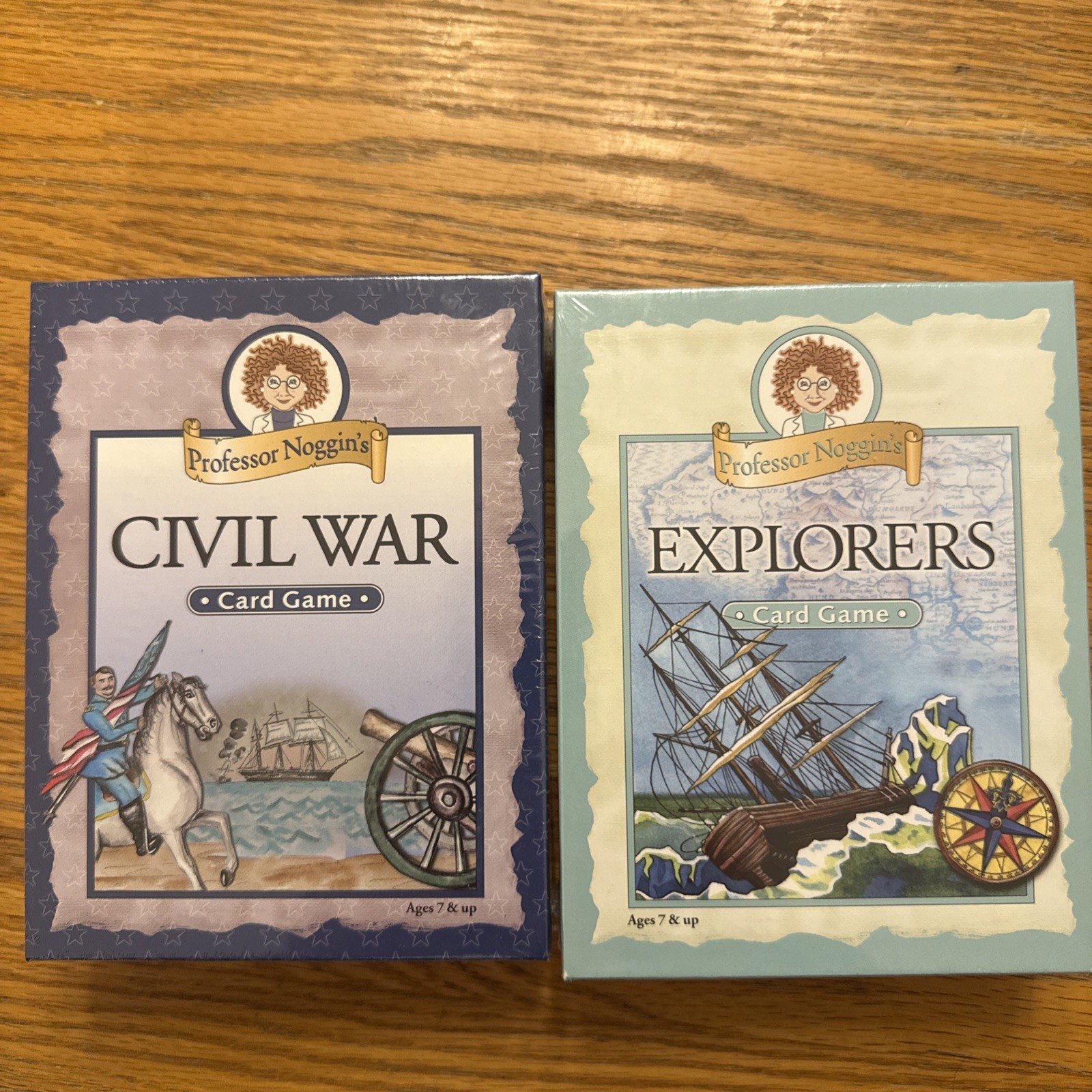 Lot 2 Professor Noggin’s History Of United States Card Game Civil War Explorers