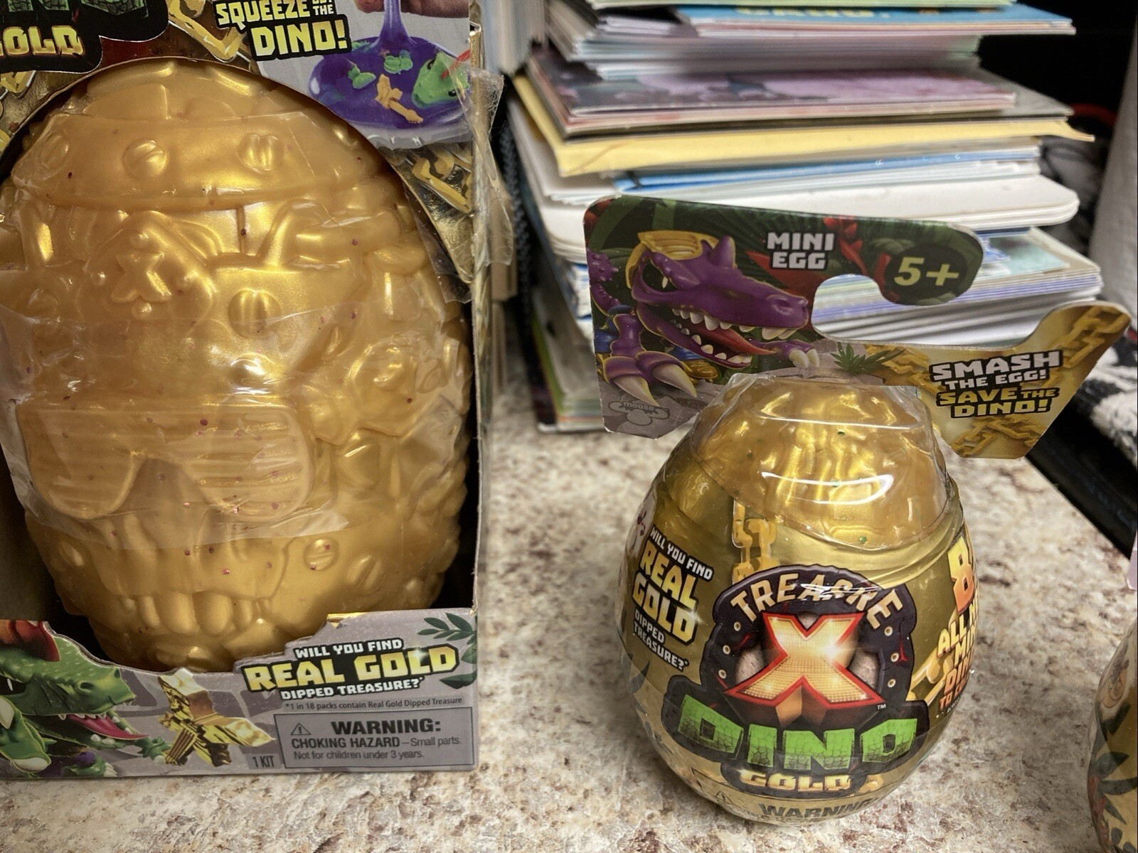 treasure x dino gold egg Plus 3 Baby Eggs Plus Gold Dig It!!! Great Gold Set!!