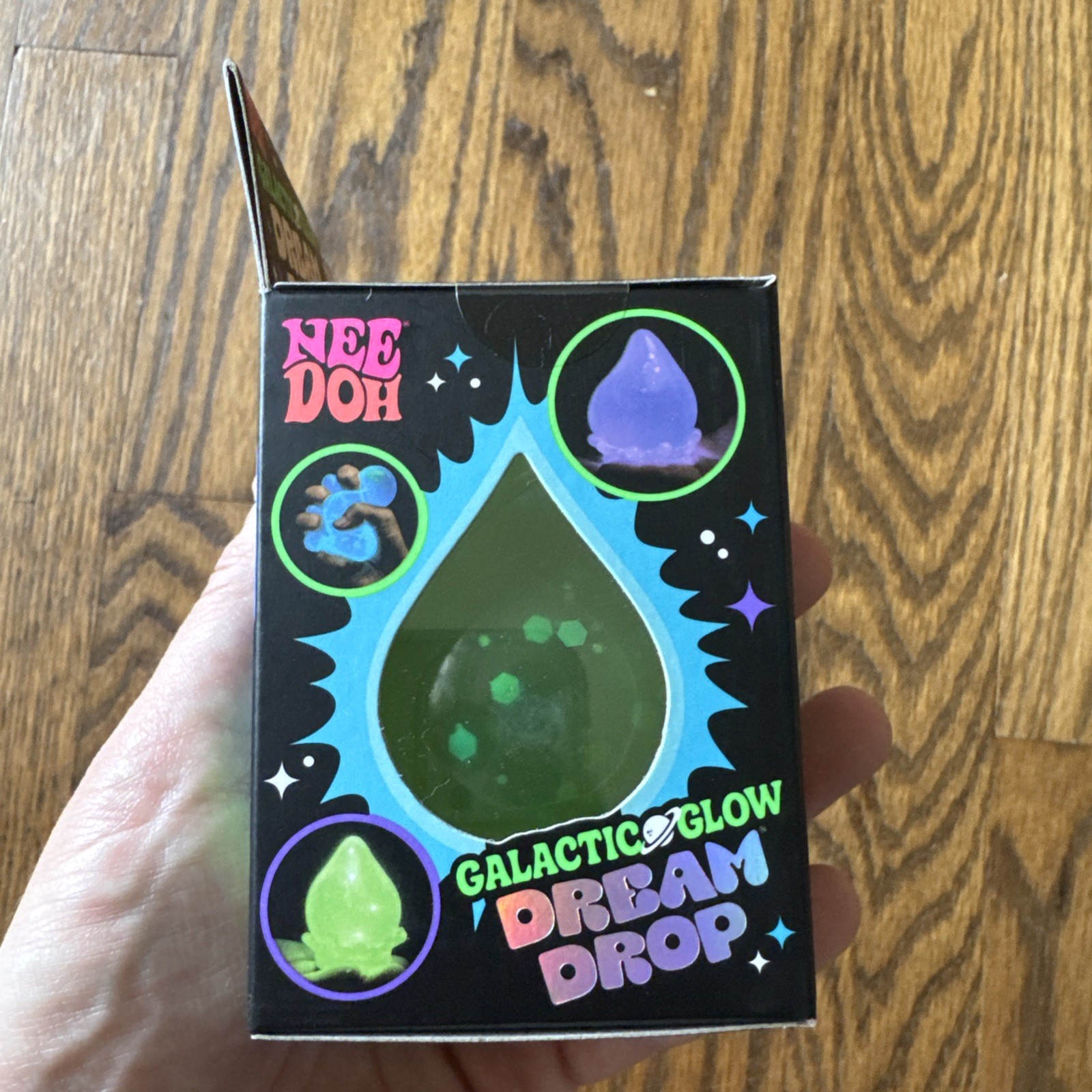 Needoh Galactic Glow Dream Drop – Green – RARE – AUTHENTIC – New & Unopened