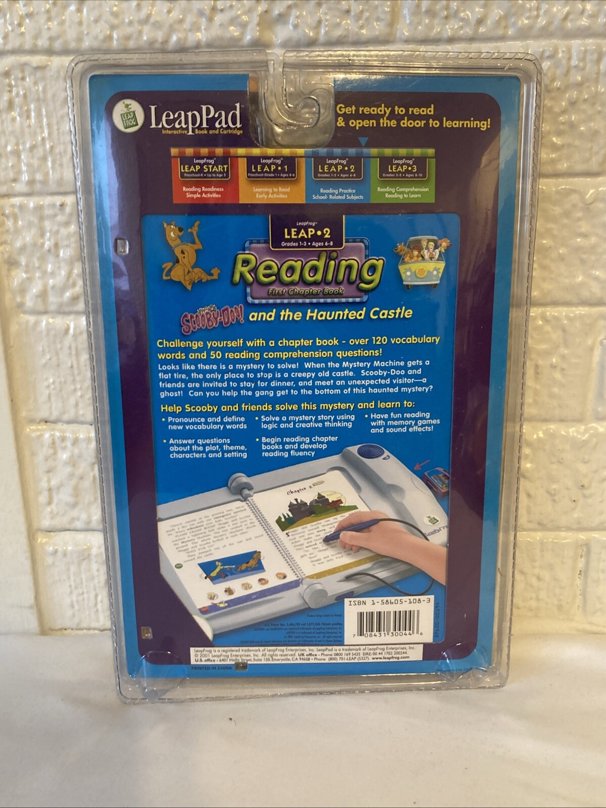 Leapfrog LeapPad Preschool-3rd Interactive Book And Cartridge Lot Of 2 Ages 4-8