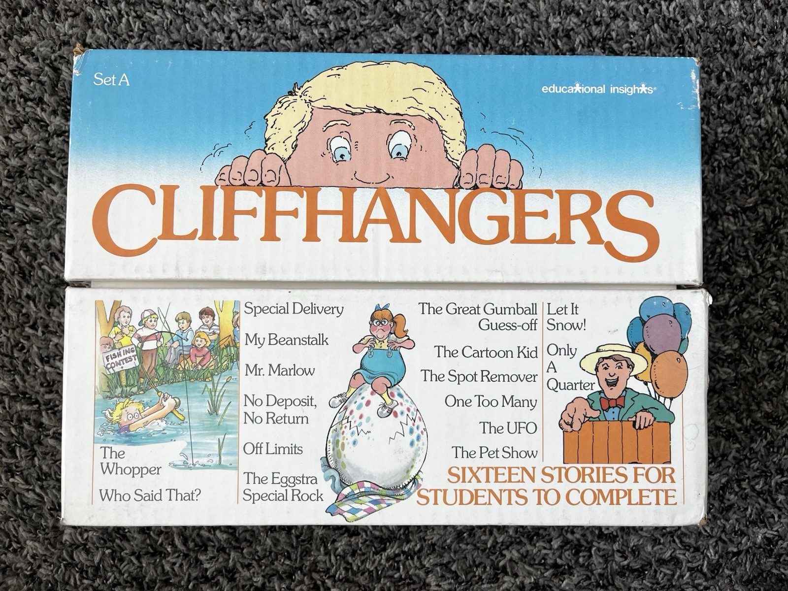 Vintage Cliffhangers Reading Program 1987 Homeschool Set – 48 Stories And Book
