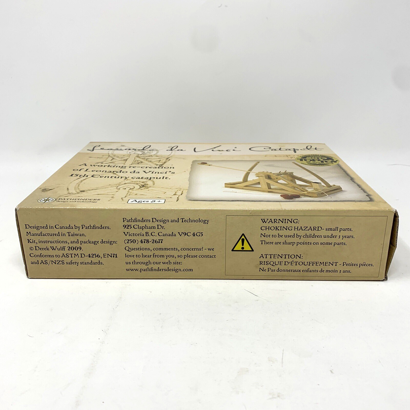 Leonardo Da Vinci Catapult Wooden Construction Craft Kit by Pathfinders NIB