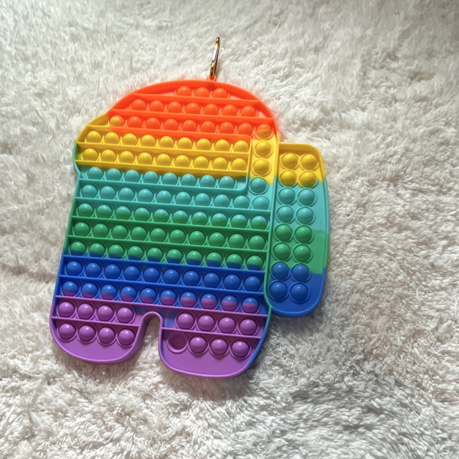 Rainbow Pop It Tactile Sensory Toy for Ages 3-8 Years, 3-4 Years, 8-11 Years