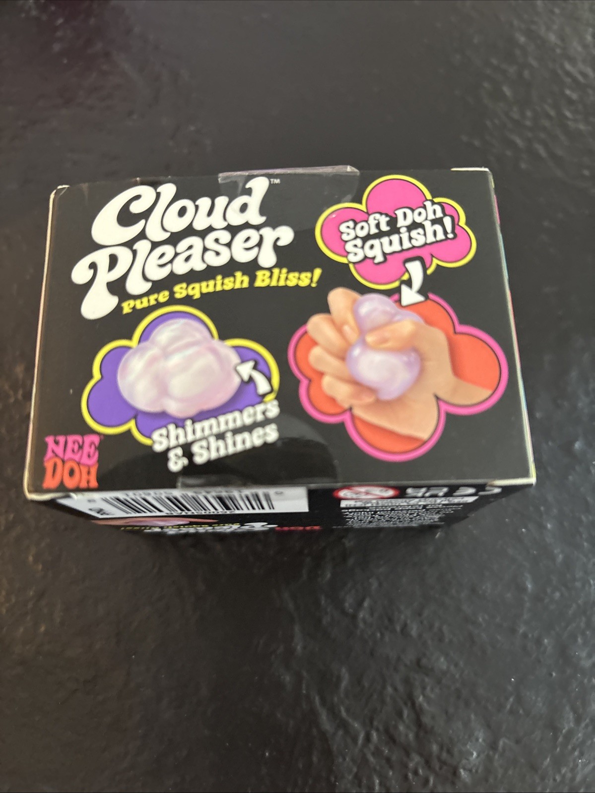 Schylling NeeDoh Cloud Pleaser Purple Soft Doh Squish Squeeze Toy