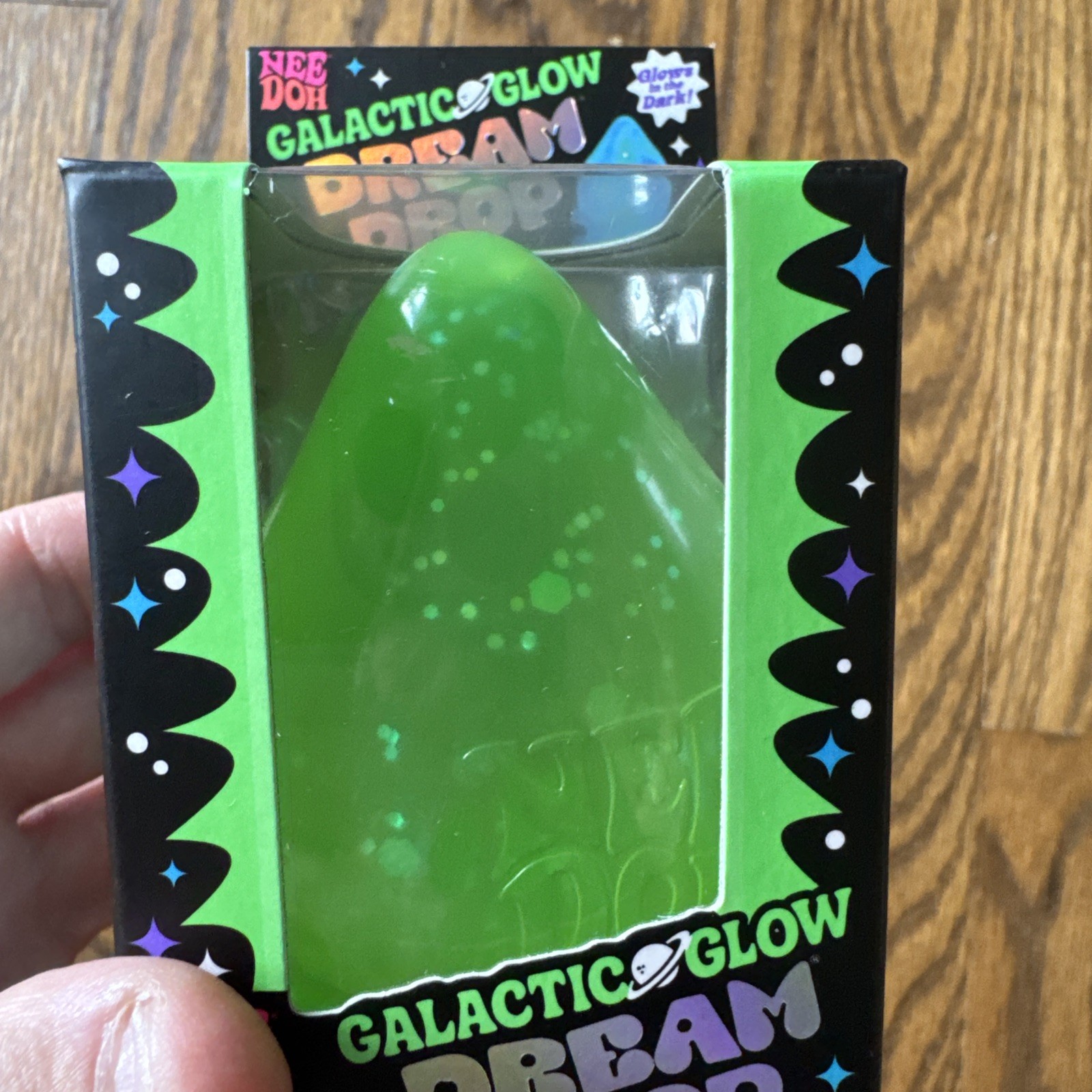 Needoh Galactic Glow Dream Drop – Green – RARE – AUTHENTIC – New & Unopened