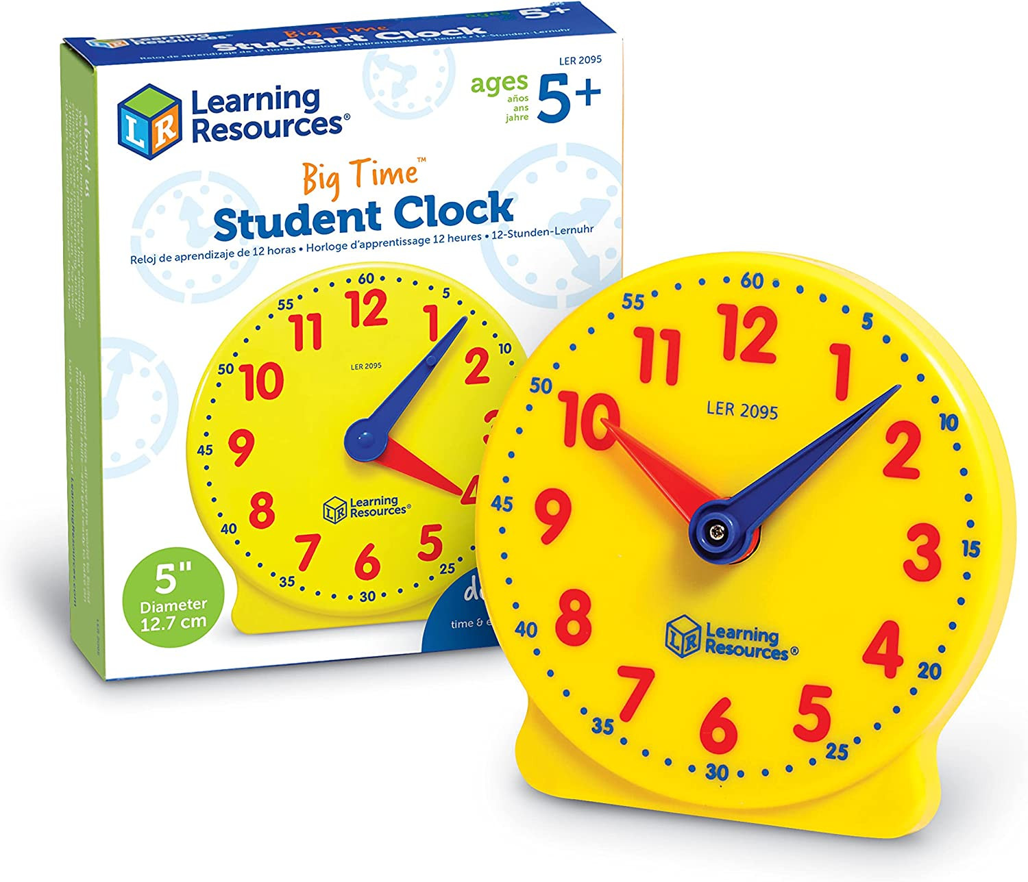 Big Time Student Clock, Teaching & Demonstration Clock, Develops Time and Early