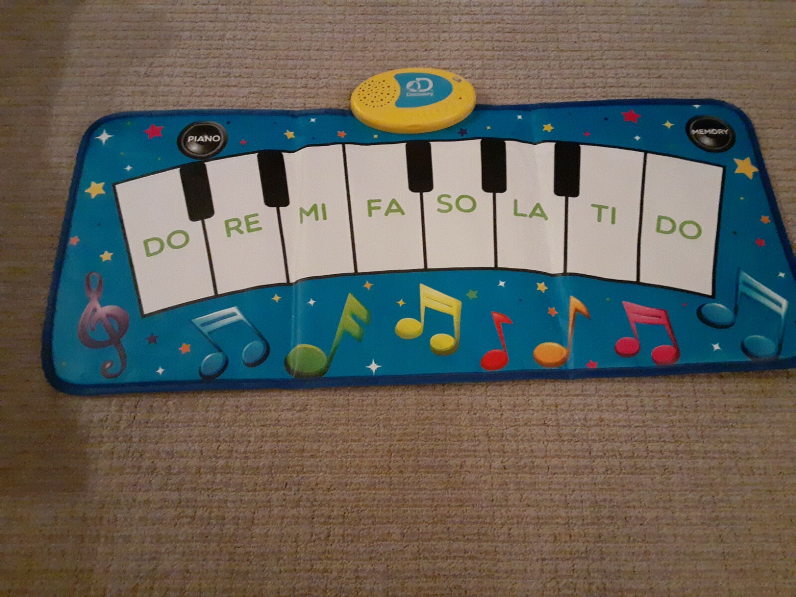 Discovery Kids Play Piano Music Mat Floor Keyboard Toddler Walking Songs 7.B2