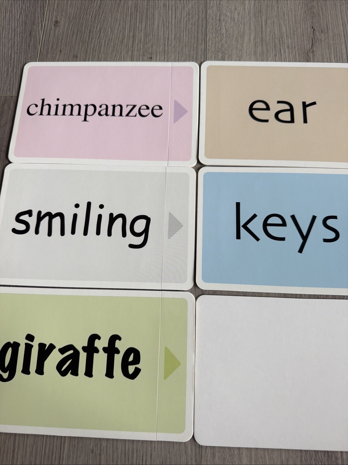 Your Baby Can Read! Early Language Development System Sliding Word Cards Set 2