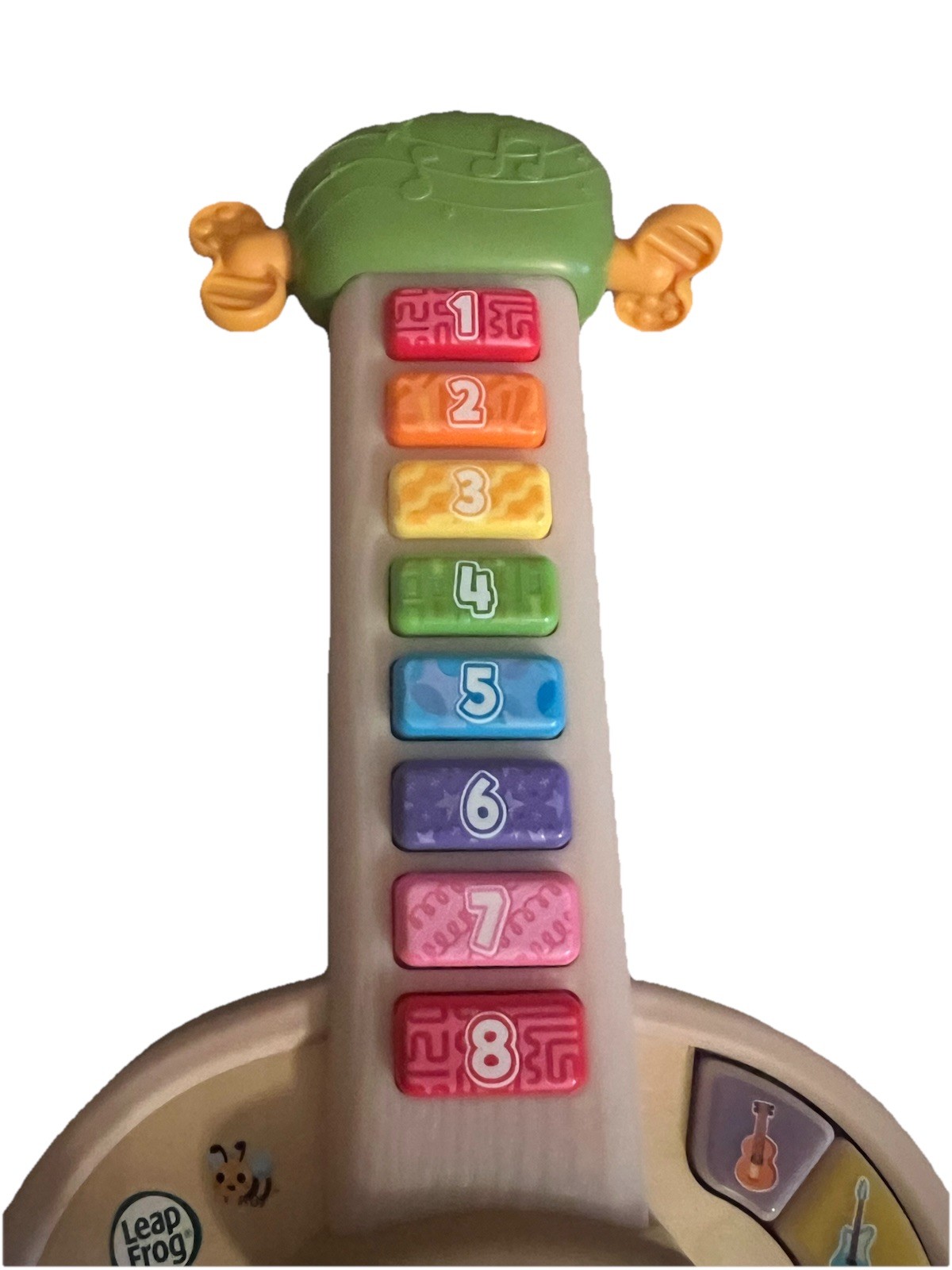 Leap Frog Strum & Count Wooden Guitar with Lights Sounds Colors and Numbers