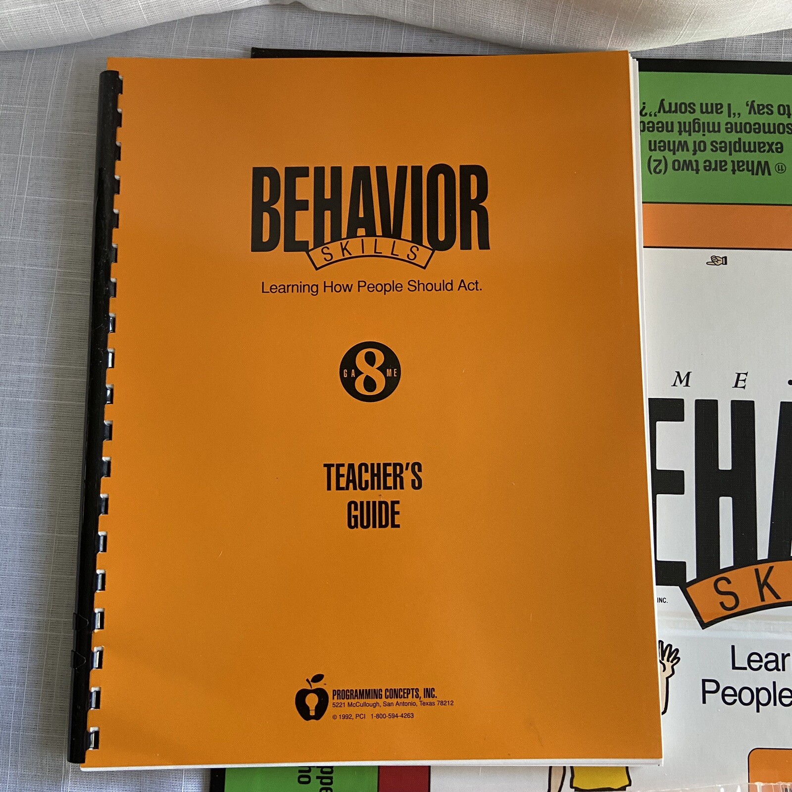Game Eight Behavior Skills Board Game Special Education Teacher Social Skills