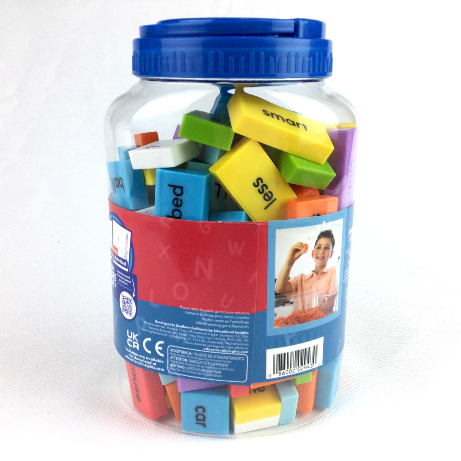 SENTENCE BUILDING DOMINOES Plastic Blocks Classroom Reading Literacy Tool Age 6+