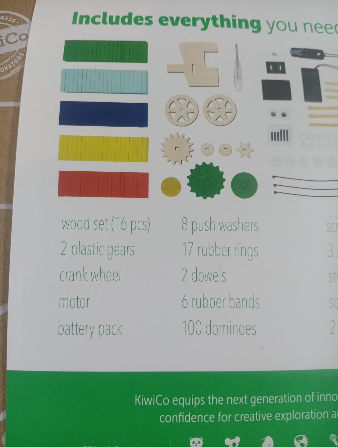 Kiwi Co Tinker Crate Domino Machine, Explore Stem And Learn Engineering New