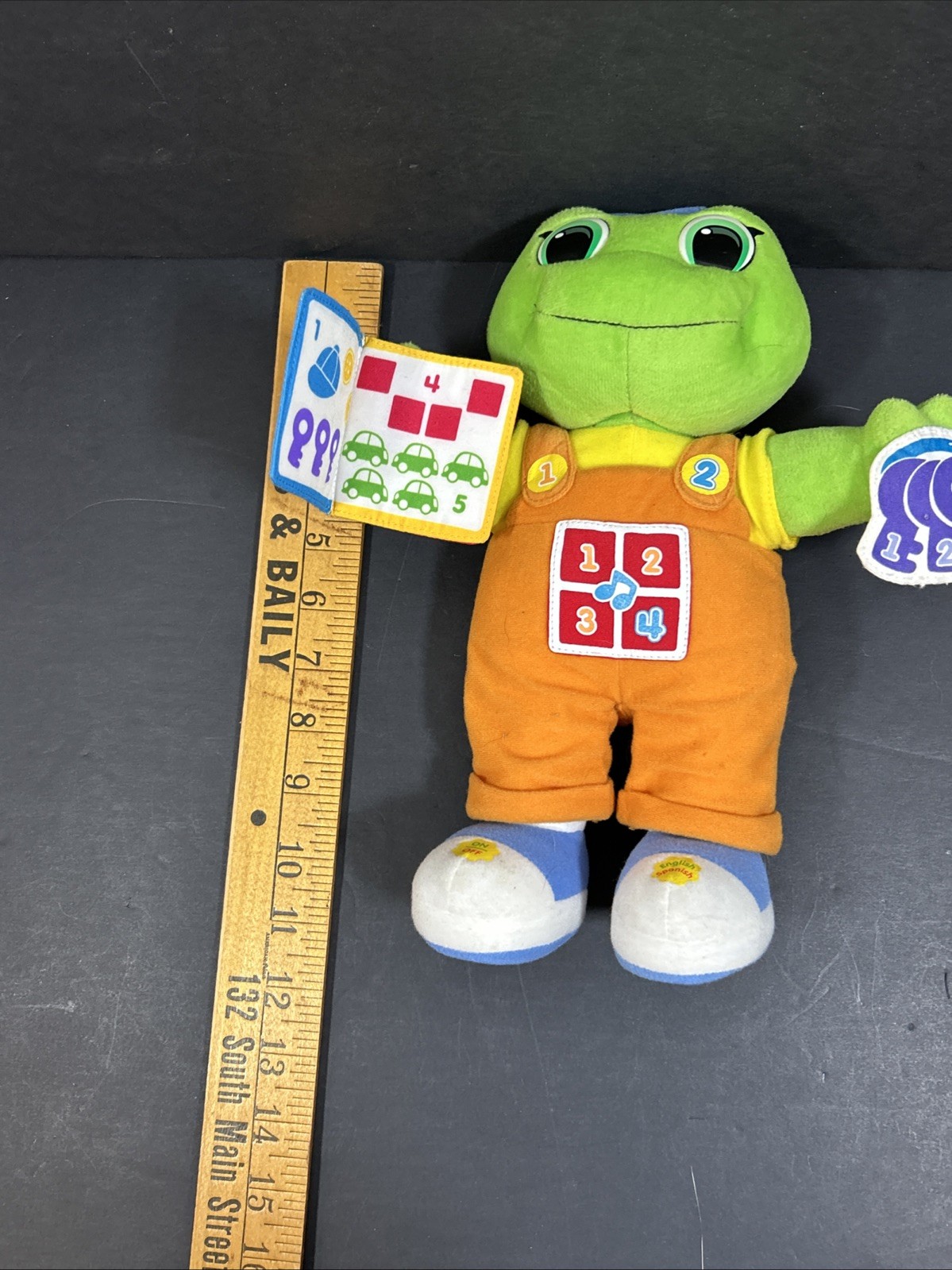 Vintage Baby Tad Leap Frog Hug & Learn Plush Talks And Sings Interactive WORKS