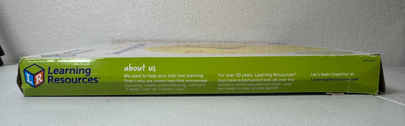Learning Resources Big Time Demonstration Clock – Teaching Time Learning Tool