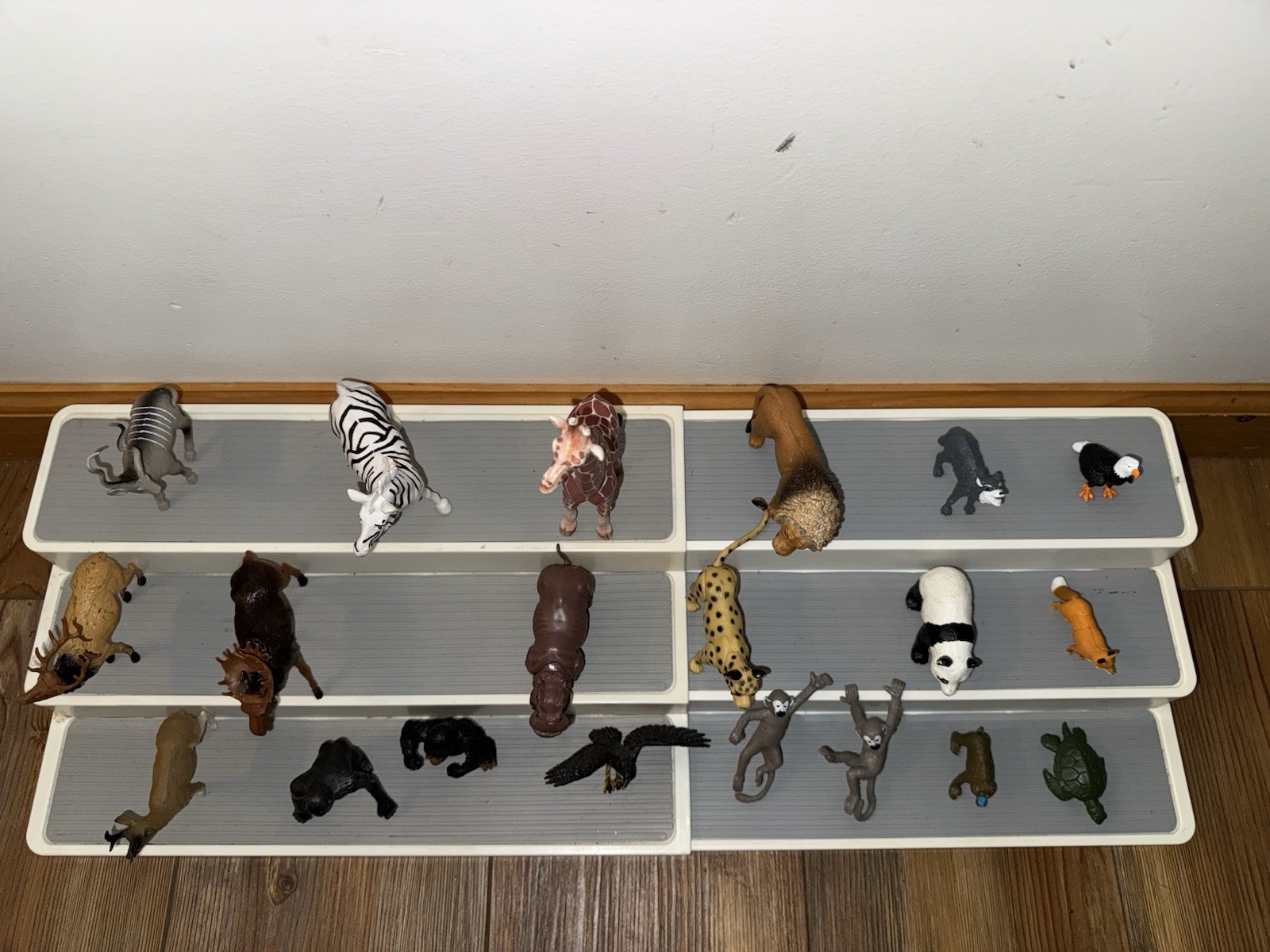 Lot Of 20 Plastic Safari Jungle Zoo Animal Toy Figures By Schleich Safari Etc