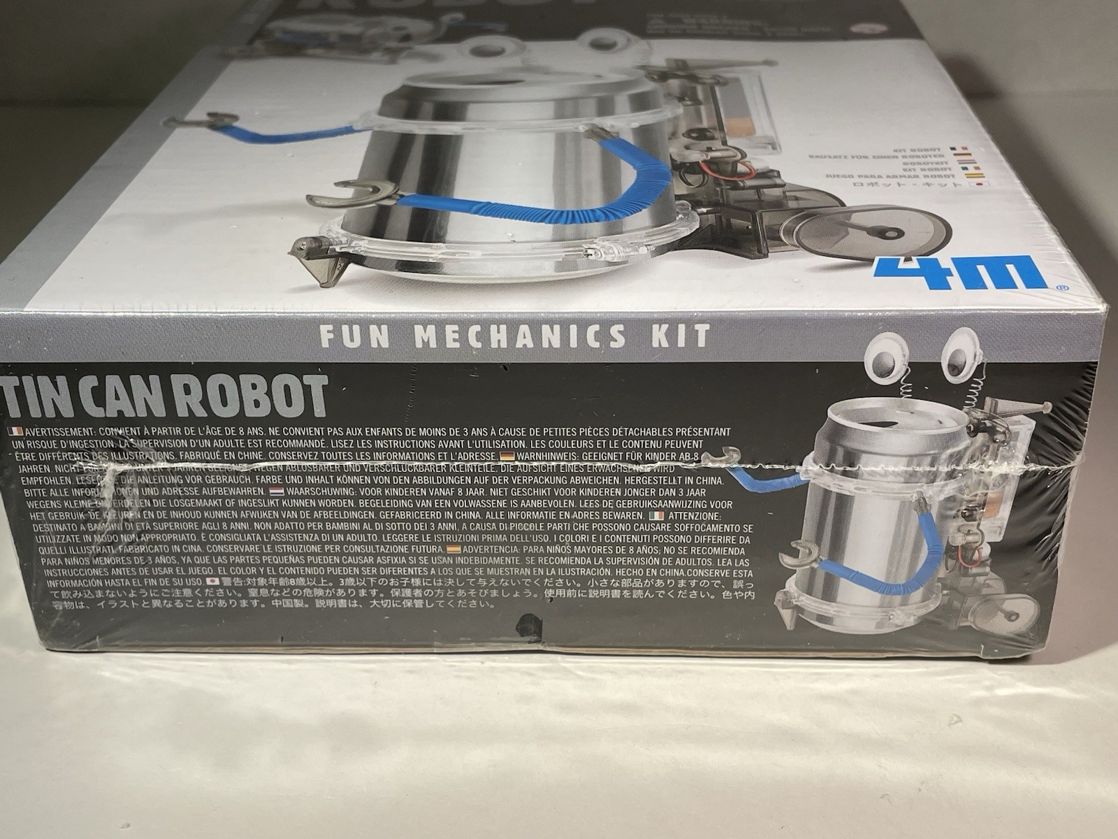 4M Toysmith, KidzRobotix Tin Can Robot, DIY Science Kits STEM Powered Kids NEW
