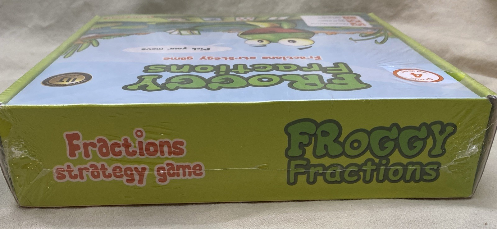 Logic Roots Froggy Fractions Math Card Game~Homeschool~Match Drawings& Fractions