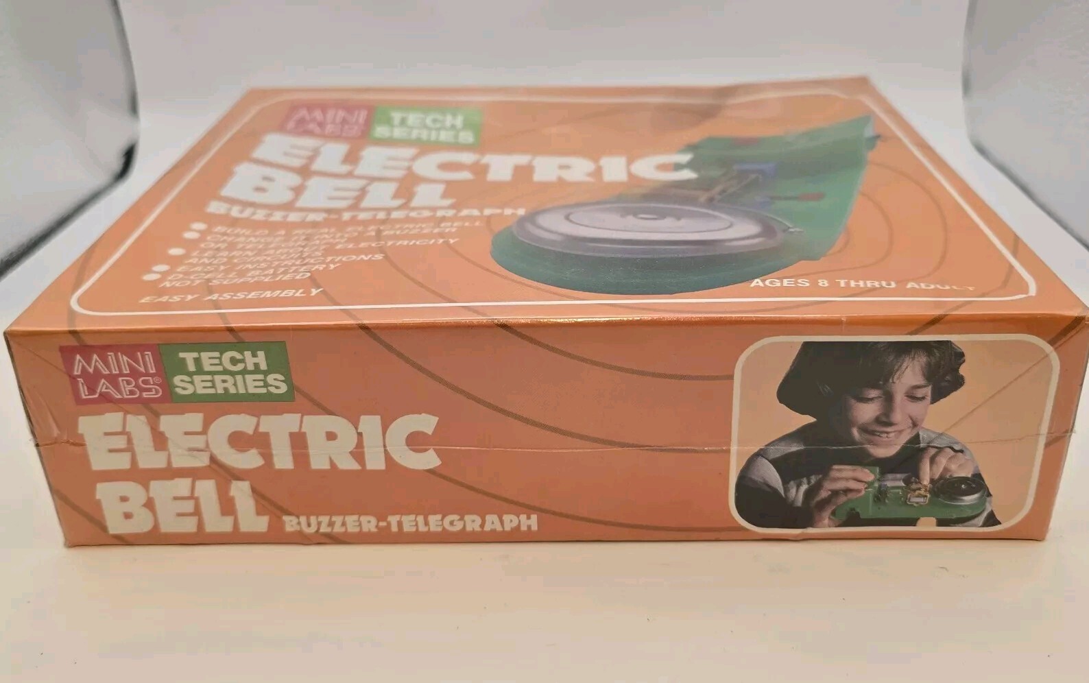 VINTAGE 1979 MINI LABS TECH ELECTRIC BELL BUZZER TELEGRAPH EDUCATIONAL MIB