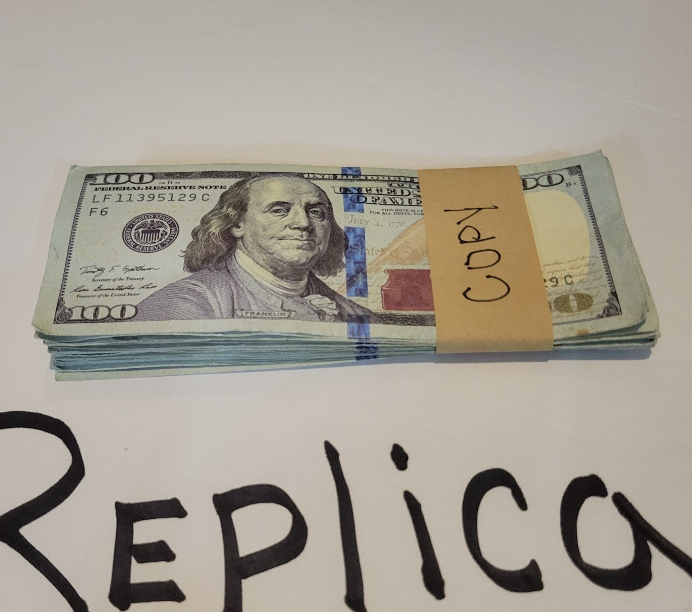 Best Replica AGED $100* 25/ REPLICA/ NOVELTY PURPOSES ONLY