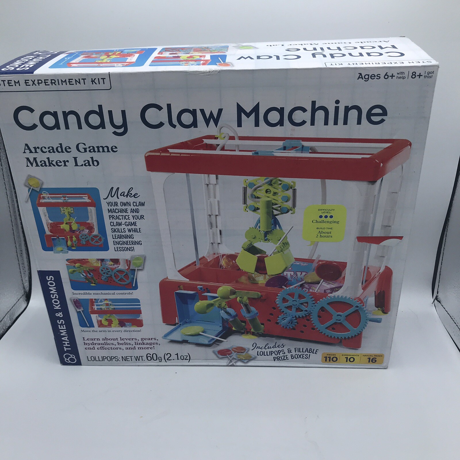 Candy Claw Machine Arcade Game Maker Lab STEM Experiment Kit Engineering 550103