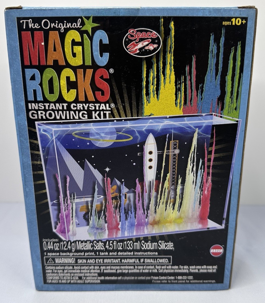 The Original Magic Rocks Instant Crystal Growing Kit Space Theme Ages 10+ NEW