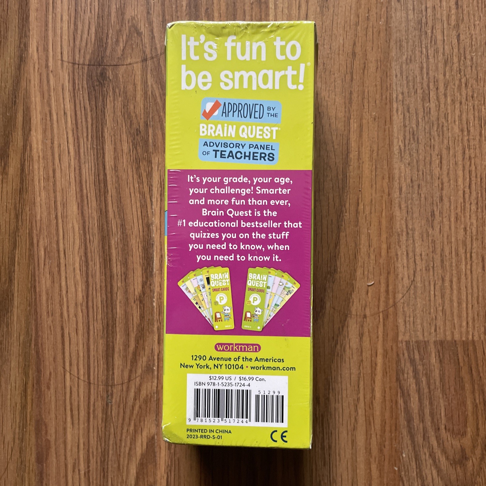 Brain Quest Pre-Kindergarten Ages 4-5 Smart Cards Revised 5th Edition #1 Q&A New