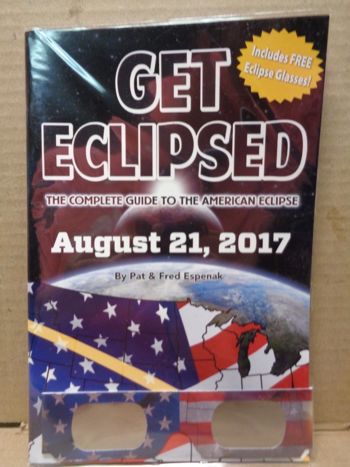 Get Eclipsed Guide Book W/ NASA Approved Solar Eclipse Glasses 2017 Collectible