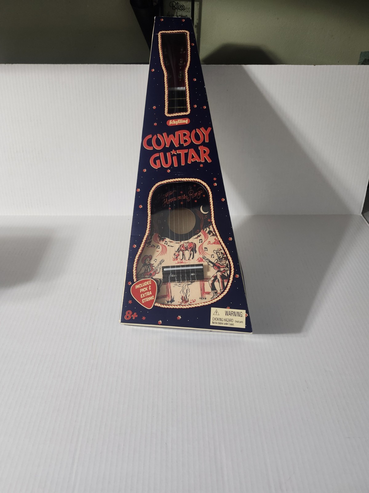 New In Box Vintage Schylling Cowboy Guitar for Kids Ages 8 and Up