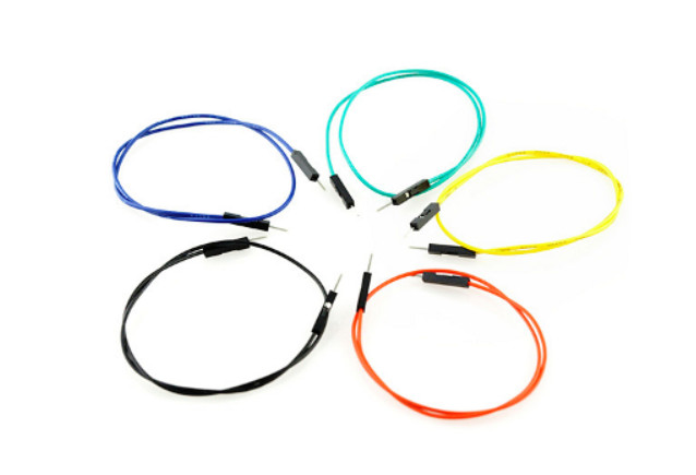 [ SparkFun PRT-09387 ] Jumper Wires Premium 12″ M/M Pack of 10