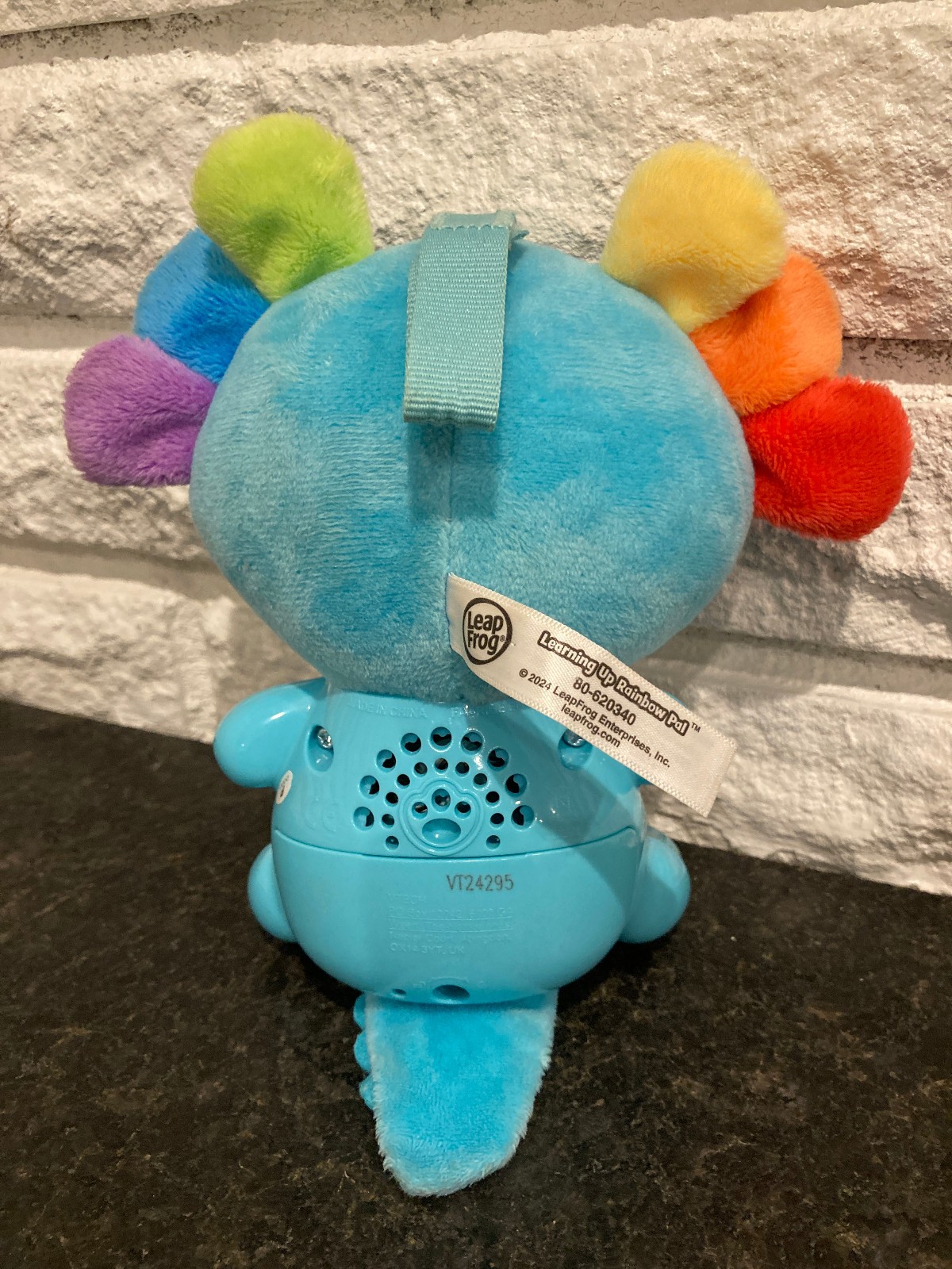 Leap Frog Learning Up Rainbow Pal English Spanish Bilingual lights sounds plush
