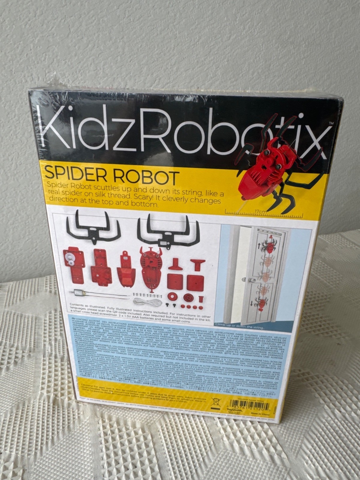 KidzRobotix Spider Robot Kit For STEAM Learning Fun Interactive Activity Kit